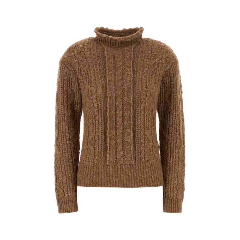 Moncler Grenoble Women Biscuit Alpaca Blend Sweater
